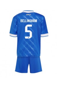 Fotbalové Dres Real Madrid Jude Bellingham #5 Dětské Třetí Oblečení 2025-26 Krátký Rukáv (+ trenýrky)